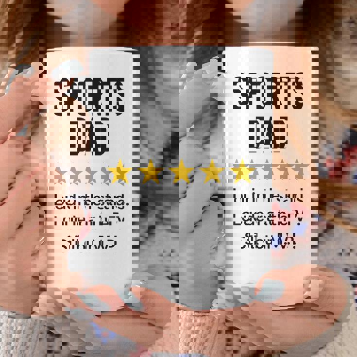 Sports Dad Loud In Thetands MVP 引用 コーヒーマグ 面白い贈り物