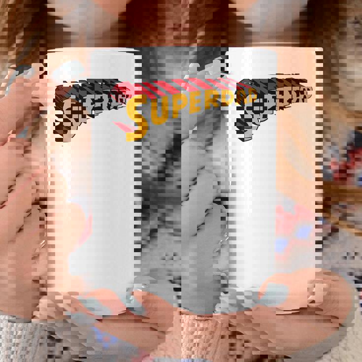 Super Daduperdad uperhero Dad コーヒーマグ 面白い贈り物