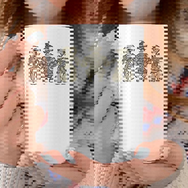 Tomodachi 土偶 縄文 時代 遮光器土偶 ハート形土偶 仮面の女神 宇宙人 はにわ かわいい シュール 長袖tシャツ コーヒーマグ 面白い贈り物