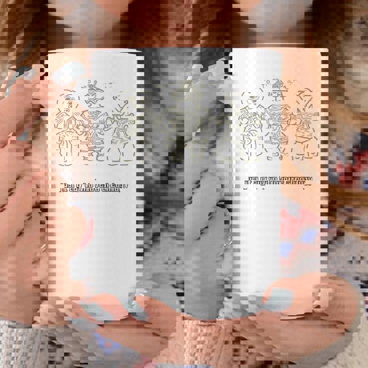 Tomodachi 縄文土偶 はにわ 埴輪 宇宙人 遮光器土偶 ハート形土偶 仮面の女神 考古学 おしゃれ シュール 長袖tシャツ コーヒーマグ 面白い贈り物