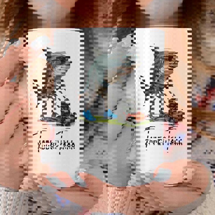 Tralalero Tralala Brain Red hark Meme 長袖tシャツ コーヒーマグ 面白い贈り物