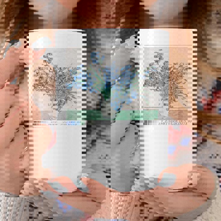 Trendyincentan Gogh Irises Famous Painting 1890 コーヒーマグ 面白い贈り物