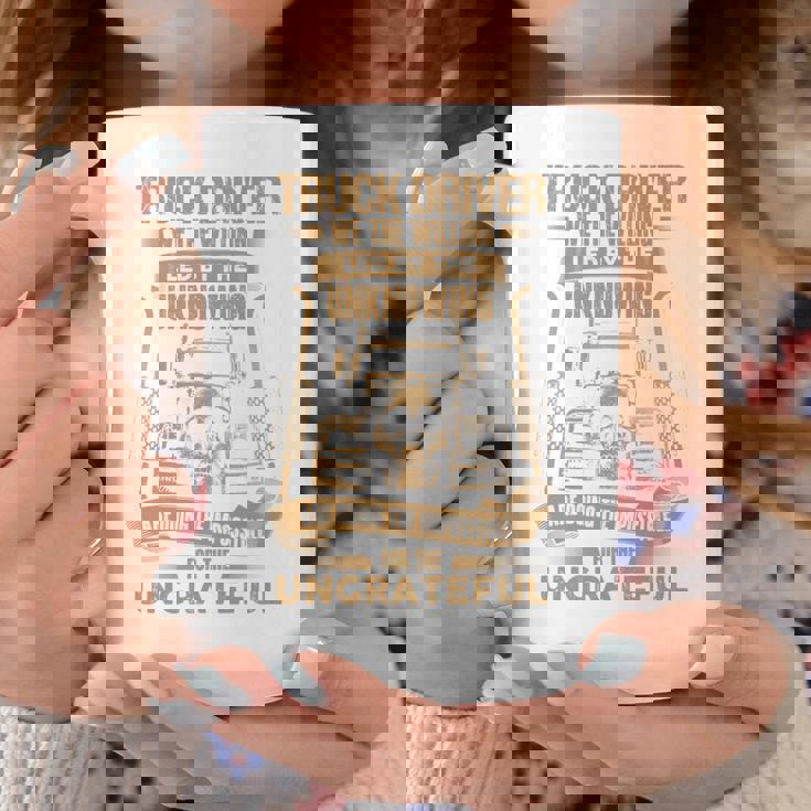 Truck Drivers Fun Truckers トラッキング スカル バックサイド 長袖tシャツ コーヒーマグ 面白い贈り物