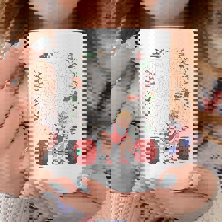 Trump It's All About The Form クリスマス ワークアウト ジム ホリデー 長袖tシャツ コーヒーマグ 面白い贈り物