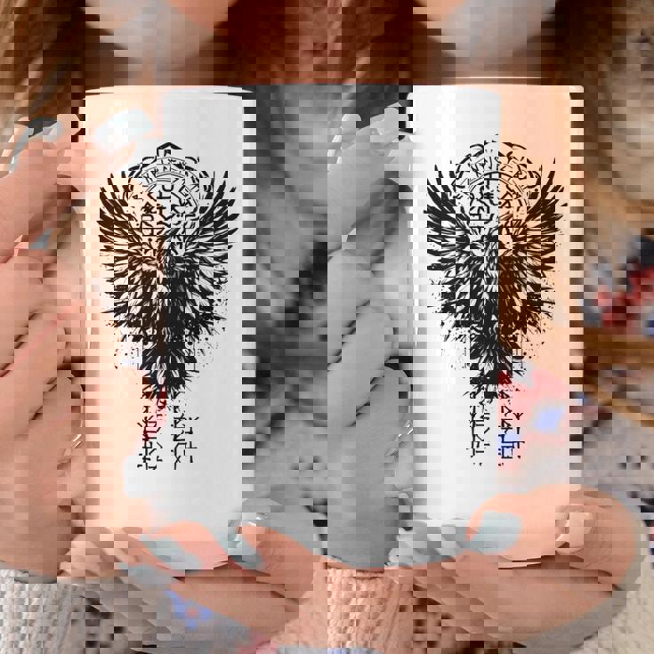 Walhalla Raven Odins ルーンズ ノルディック コンパス バイキング 長袖tシャツ コーヒーマグ 面白い贈り物