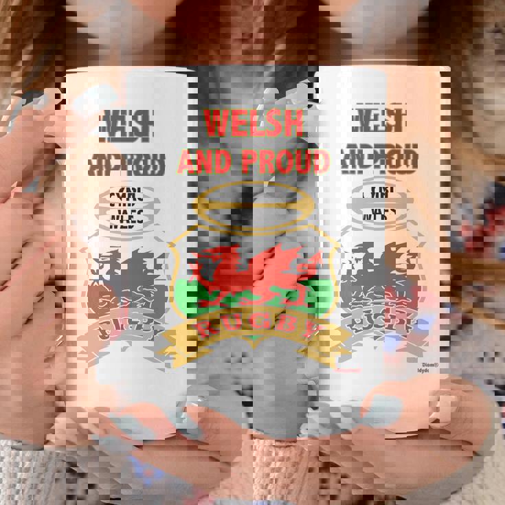 Welsh Dragon Wales ラグビートップ 長袖tシャツ コーヒーマグ 面白い贈り物