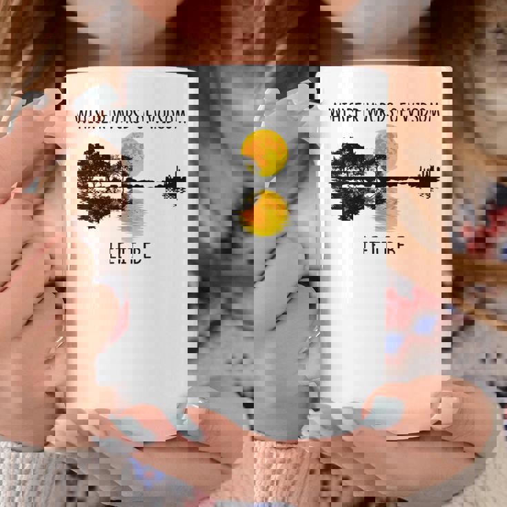 Whisper Words Of Wisdom Let-It Be ギター レイクシャドウ コーヒーマグ 面白い贈り物