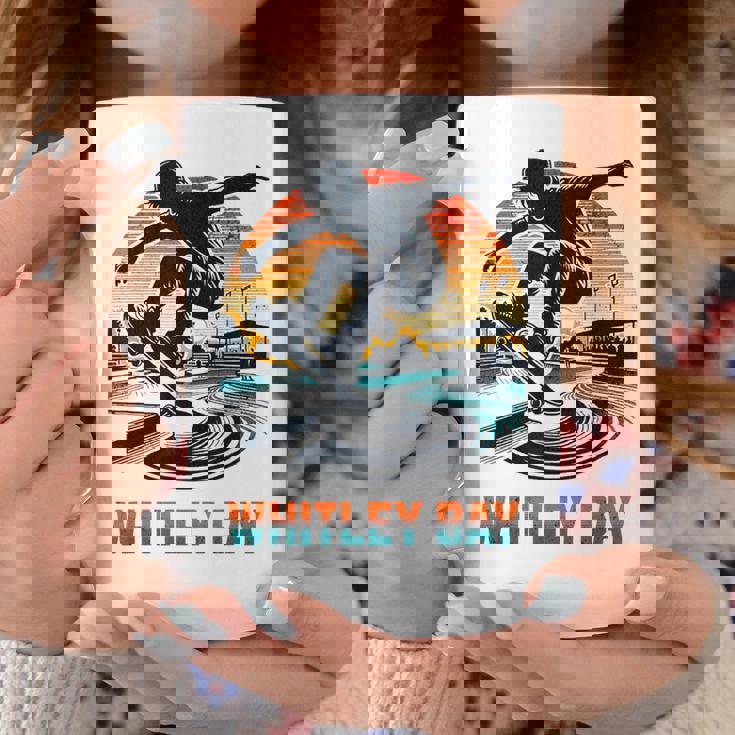 Whitley Baykateboardingグランジ コーヒーマグ 面白い贈り物