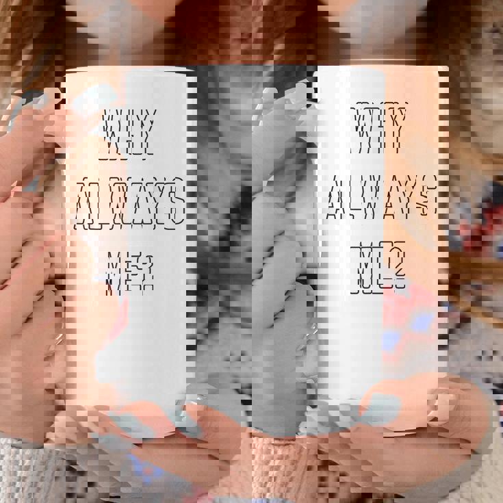 Why Always Me arcastic Epic Football Celebration Joke コーヒーマグ 面白い贈り物