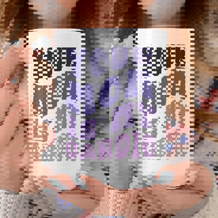 Your Mom Is My Cardio On Back 母の日 レディース メンズ コーヒーマグ 面白い贈り物