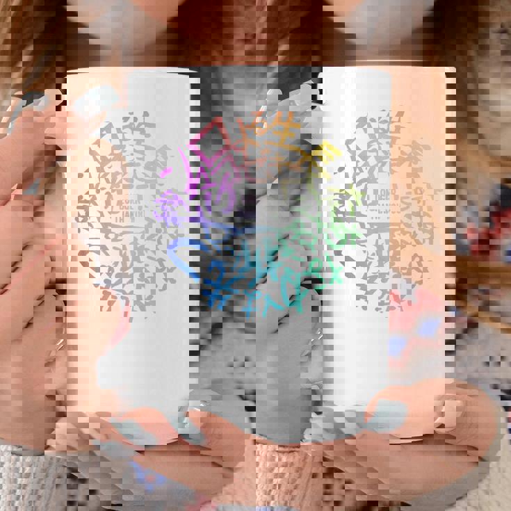 【あなたより長く 短歌ロゴ】 コーヒーマグ 面白い贈り物