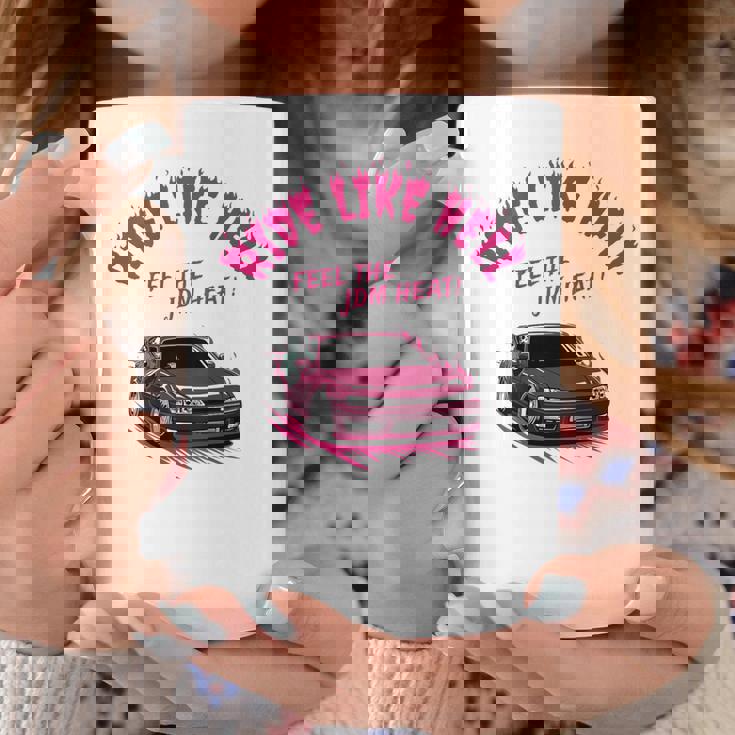 【バックプリント】シルビア 240Sx14 ドリフト ハードチューン 悪魔 死神 骸骨 ドクロ 走り 峠 コーヒーマグ 面白い贈り物