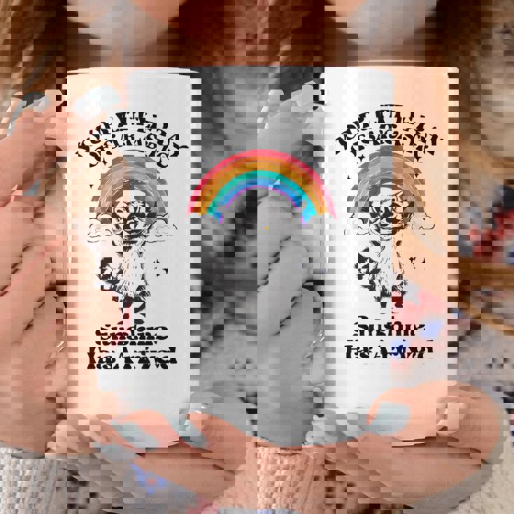 あなたの小さな皮肉な太陽の光はアライグマに到着しました コーヒーマグ 面白い贈り物