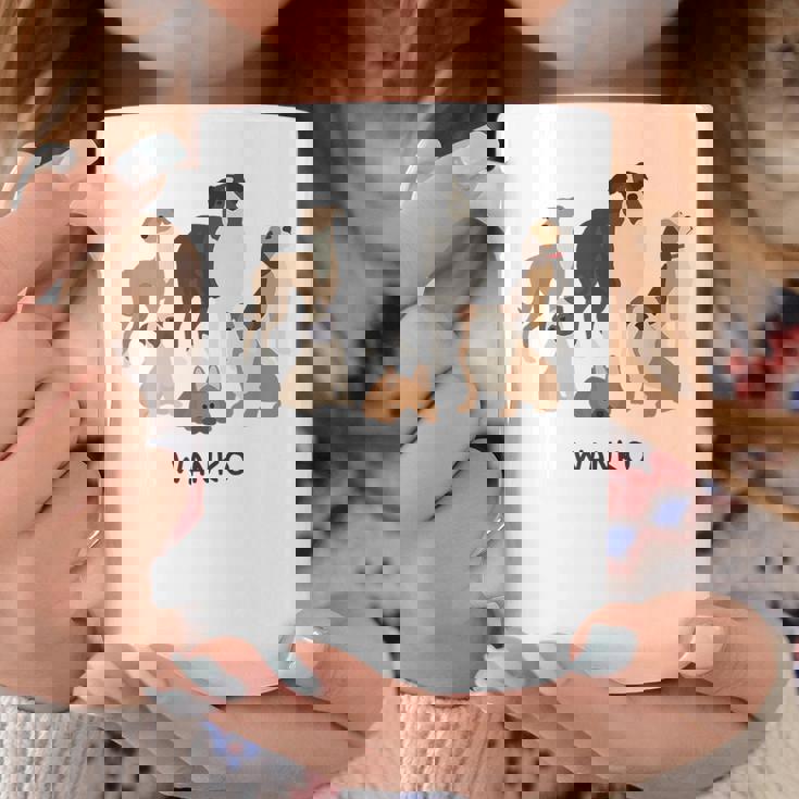 いぬ わんこ 大集合 イラスト おしゃれ シンプル かわいい 手書き 犬飼い 犬好き 女性 男性 犬柄 コーヒーマグ 面白い贈り物