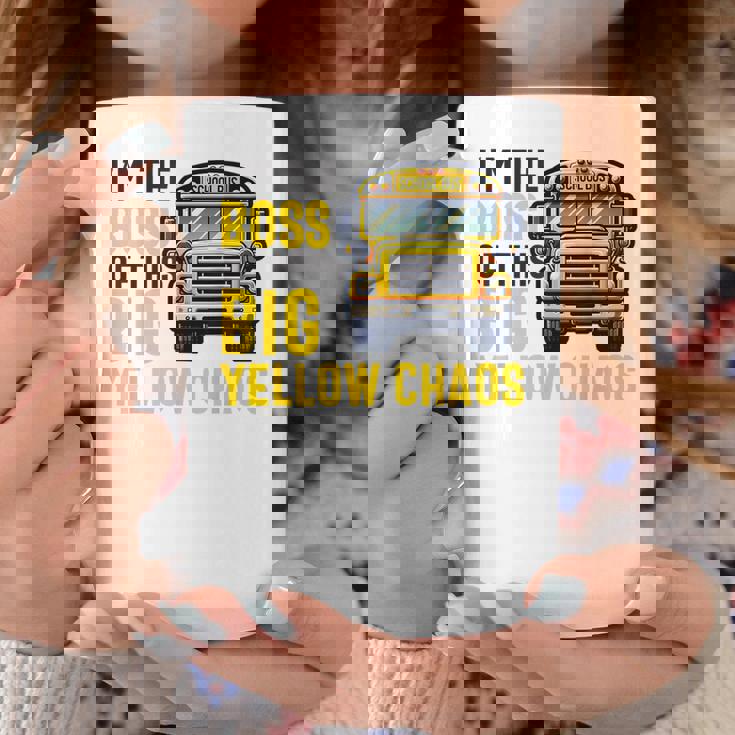 おかしなスクールバス運転手感謝 男性 女性 退職 コーヒーマグ 面白い贈り物