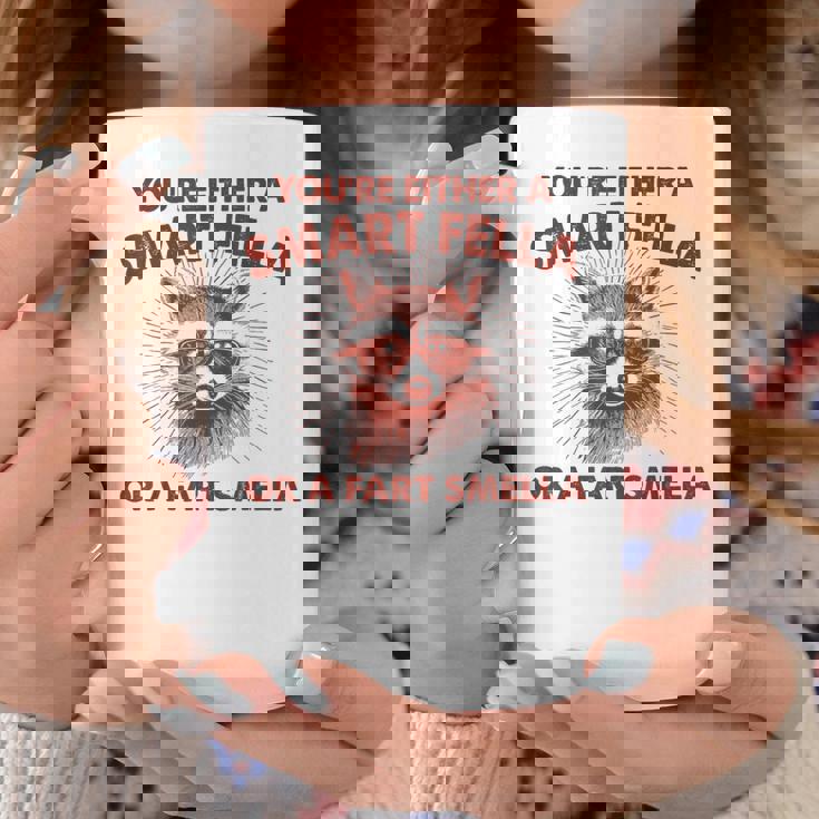 お前は利口なやつかおなら臭いのどっちかだ コーヒーマグ 面白い贈り物