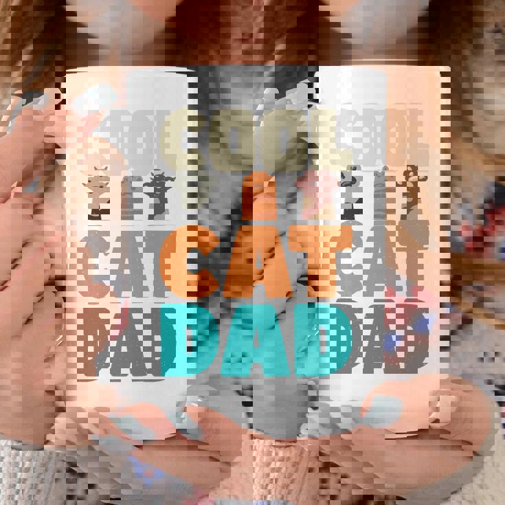 かっこいい猫お父さん面白い猫好きの男性 長袖tシャツ コーヒーマグ 面白い贈り物