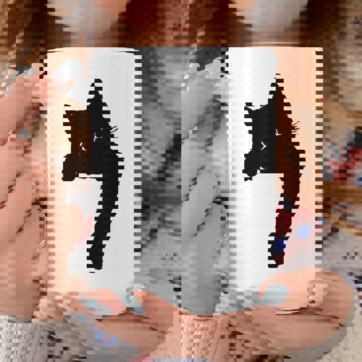 かわいい黒猫tシャツ ユニセックス コーヒーマグ 面白い贈り物