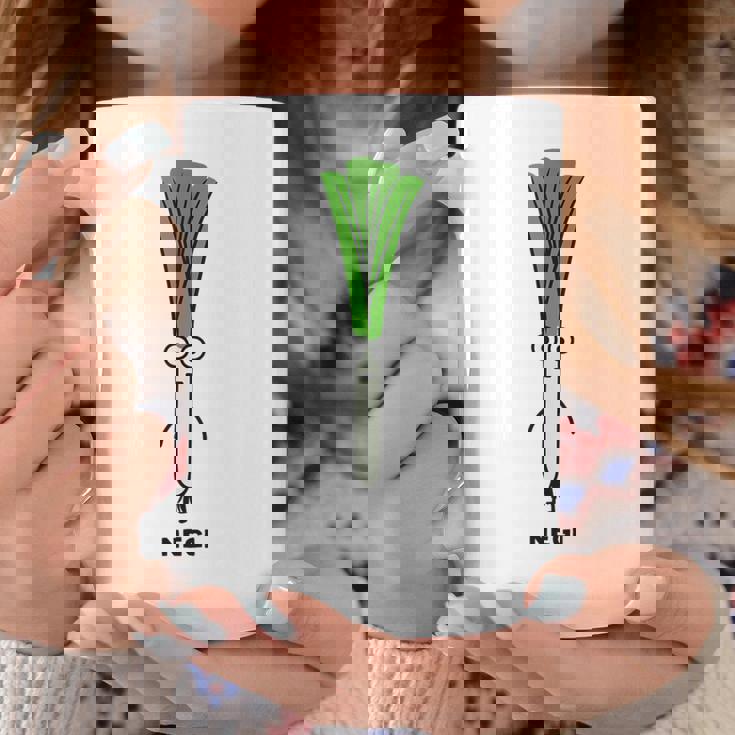 ねぎ 葱 顔 イラスト かわいい おもしろ 面白い 簡単 シンプル ゆるい 野菜 コーヒーマグ 面白い贈り物