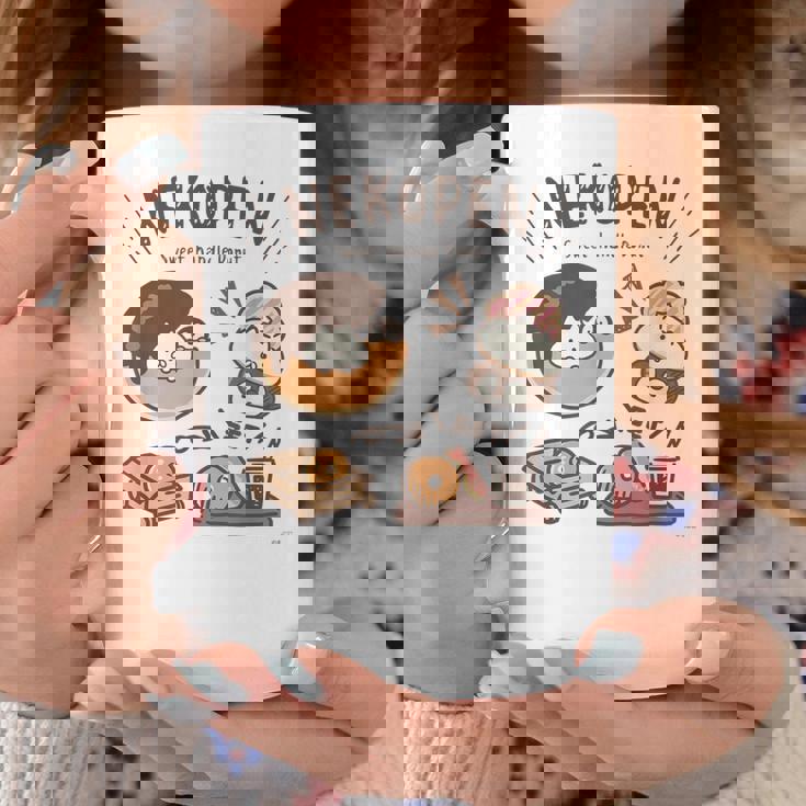 ねこぺん日和 ドーナツ コーヒーマグ 面白い贈り物