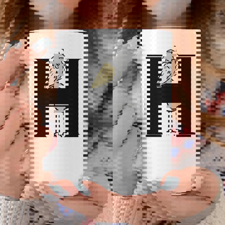 みんな大好きハシビロコウ 動かない鳥 はしび郎クラブ Hアルファベット ロゴ コーヒーマグ 面白い贈り物