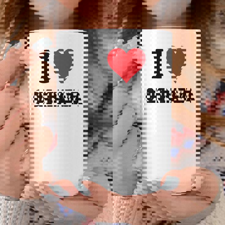 アイハート 沖縄 日本 大好き 日本土産アイテム コーヒーマグ 面白い贈り物