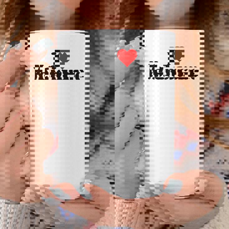 アイラブハートメルボルンオーストラリア コーヒーマグ 面白い贈り物