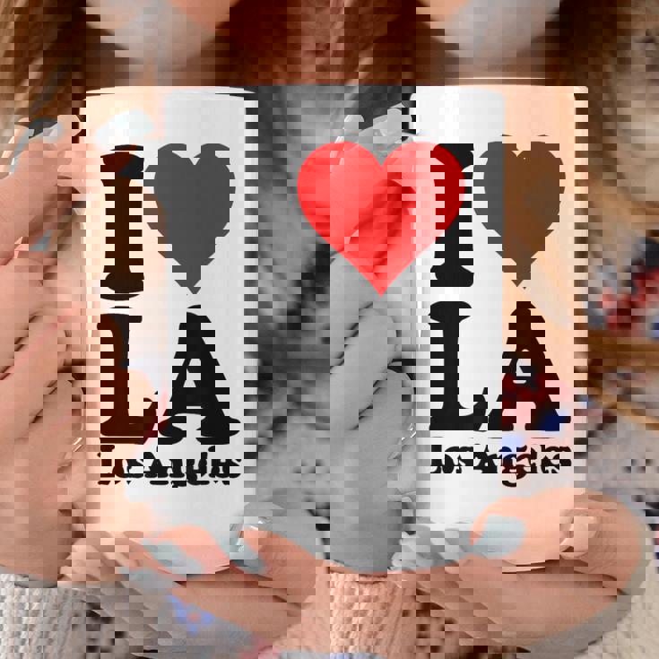 アイラブハートラロサンゼルスカリフォルニア コーヒーマグ 面白い贈り物