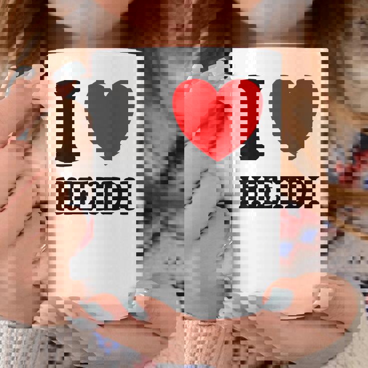 アイ・ラブ・ハイジ コーヒーマグ 面白い贈り物