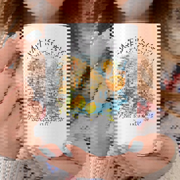 アマルフィ 海岸 イタリア 旅行 旅行 バケーション 地中海 コーヒーマグ 面白い贈り物