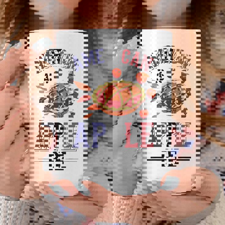 アメリカ国旗-アメリカン・アズ・アップルパイ コーヒーマグ 面白い贈り物