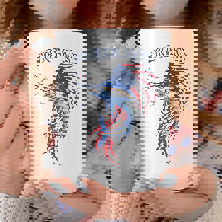 アメリカ国旗 愛国的 カジキ マーリン フロリダの鍵 コーヒーマグ 面白い贈り物