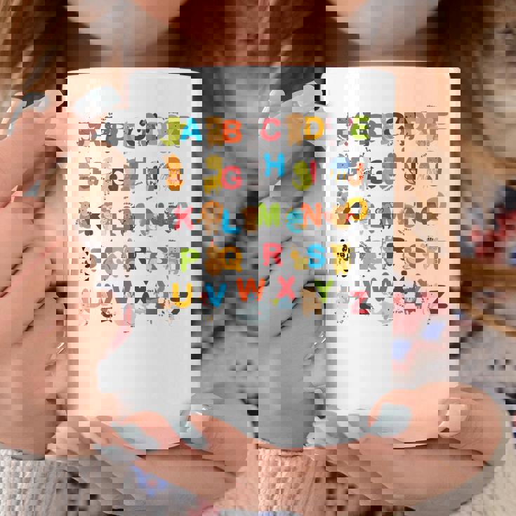 アルファベット動物学習abc キュート キッズ 教育 小道具 コーヒーマグ 面白い贈り物