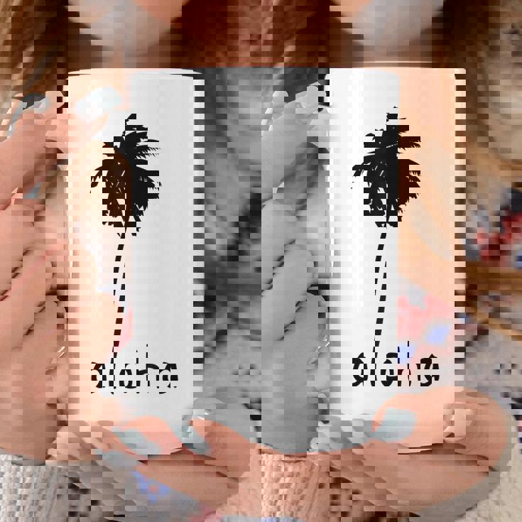 アロハ ハワイ ハワイアン ヤシの木 コーヒーマグ 面白い贈り物