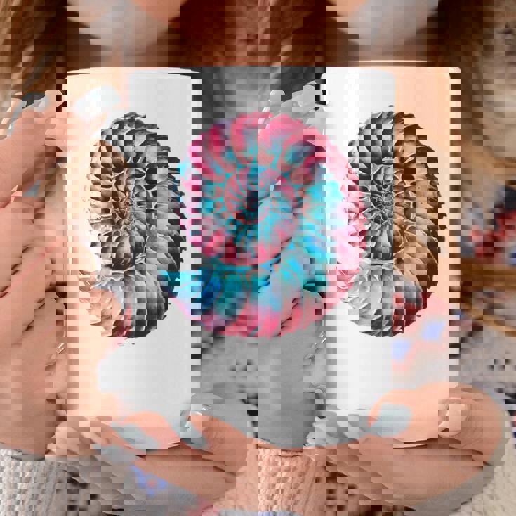 アンモナイトスパイラル貝殻 長袖tシャツ コーヒーマグ 面白い贈り物