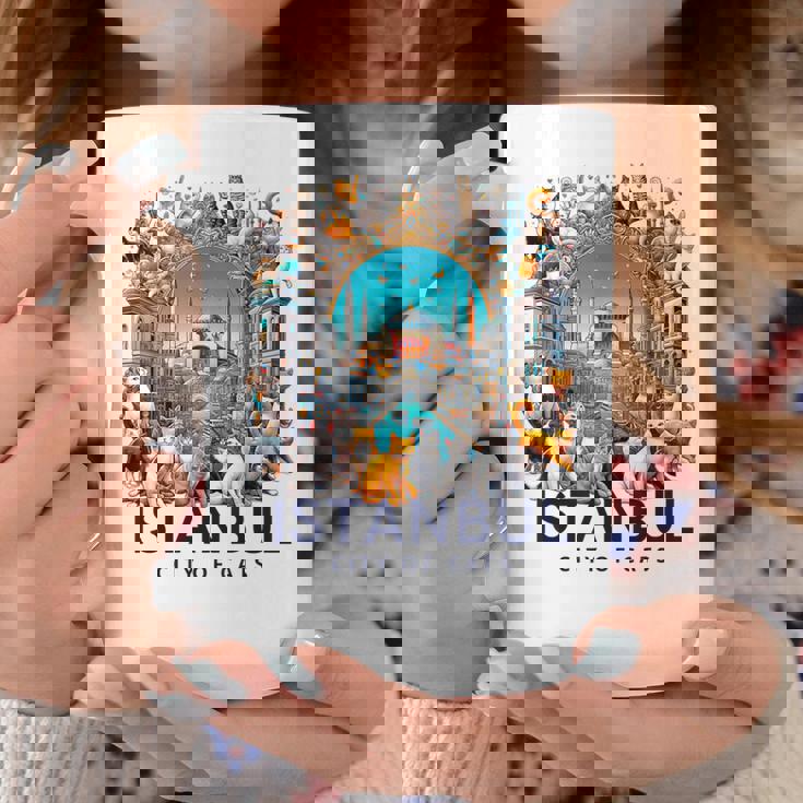 イスタンブール、トルコ 猫の街 Istanbul Turkey City Of Cats コーヒーマグ 面白い贈り物