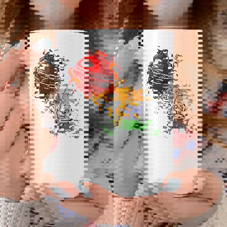 インドクリケット 長袖tシャツ コーヒーマグ 面白い贈り物