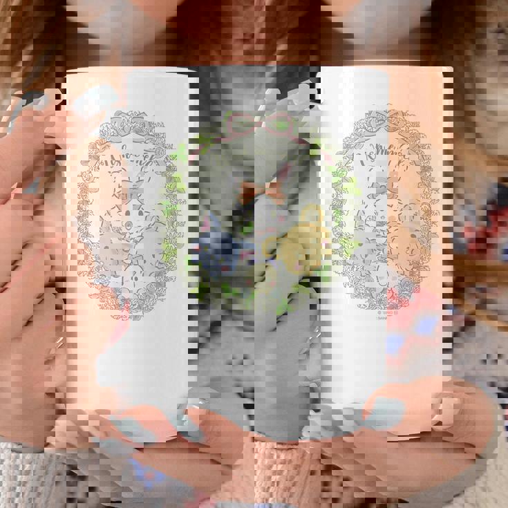 ウィッシュミーメル フラワーリース コーヒーマグ 面白い贈り物