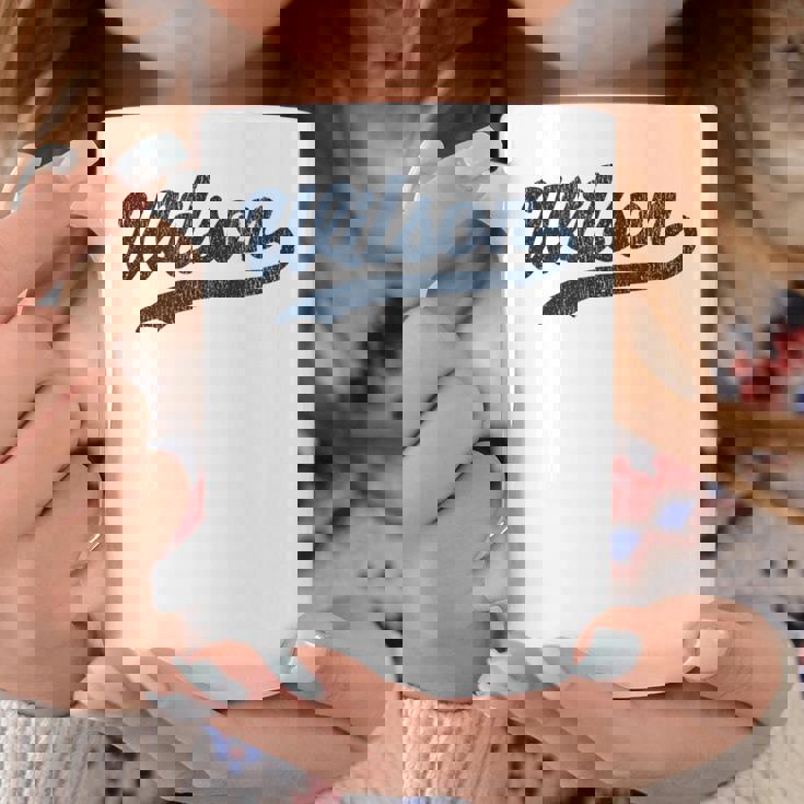 ウィルソン ノースカロライナ Nc ビンテージ スポーツ グラフィック コーヒーマグ 面白い贈り物