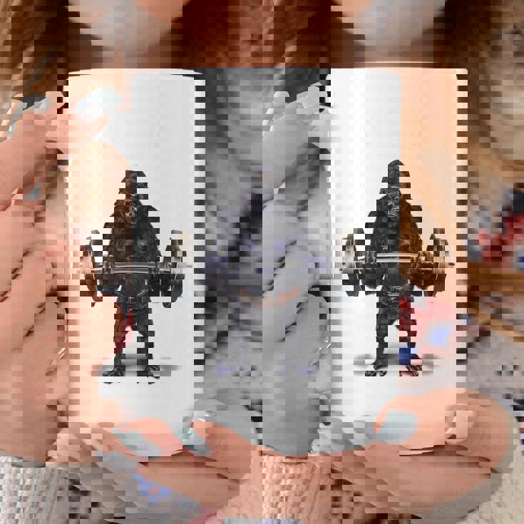 ウェイトリフティング 筋トレ バーベル やる気がないなら家に帰れ ゴリラ コーヒーマグ 面白い贈り物