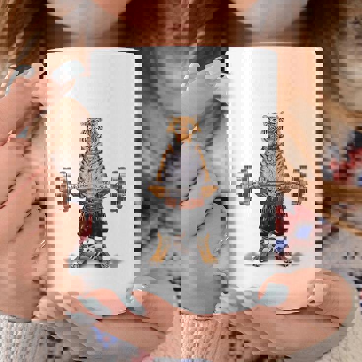 ウェイトリフティング 筋トレ バーベル やる気がないなら家に帰れ トラ 虎 コーヒーマグ 面白い贈り物