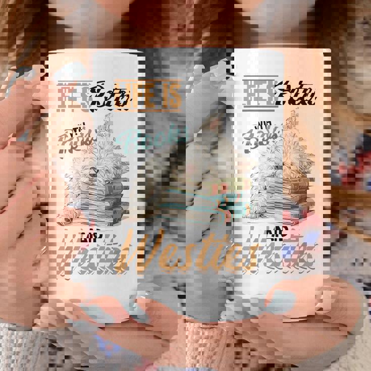 ウェスト・ハイランド・ホワイト・テリア・ウェスティ・ドッグブリード・ライフ・イズ・ベター コーヒーマグ 面白い贈り物