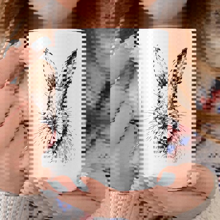 ウッドランド バニー コテージコア 花 春 素朴なイースター コーヒーマグ 面白い贈り物