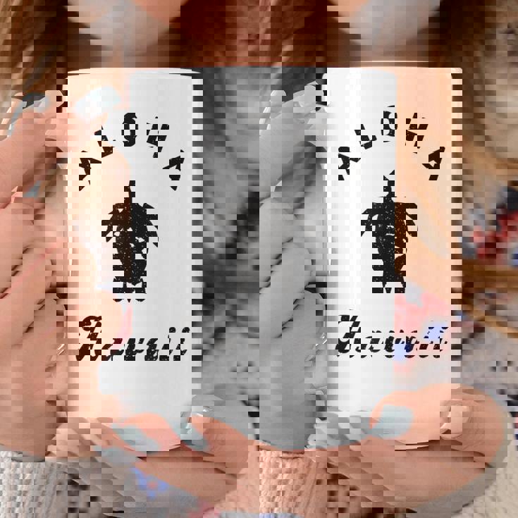 ウミガメ アロハ ハワイ Hi ハワイアンアイランド ホヌ ビンテージ クール コーヒーマグ 面白い贈り物