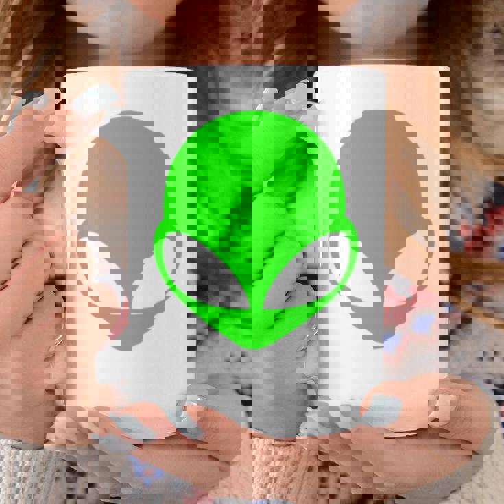 エイリアンヘッド グリーンフェイス ファニービリーブ Ufo ヒューマンコスチューム Edm 長袖tシャツ コーヒーマグ 面白い贈り物