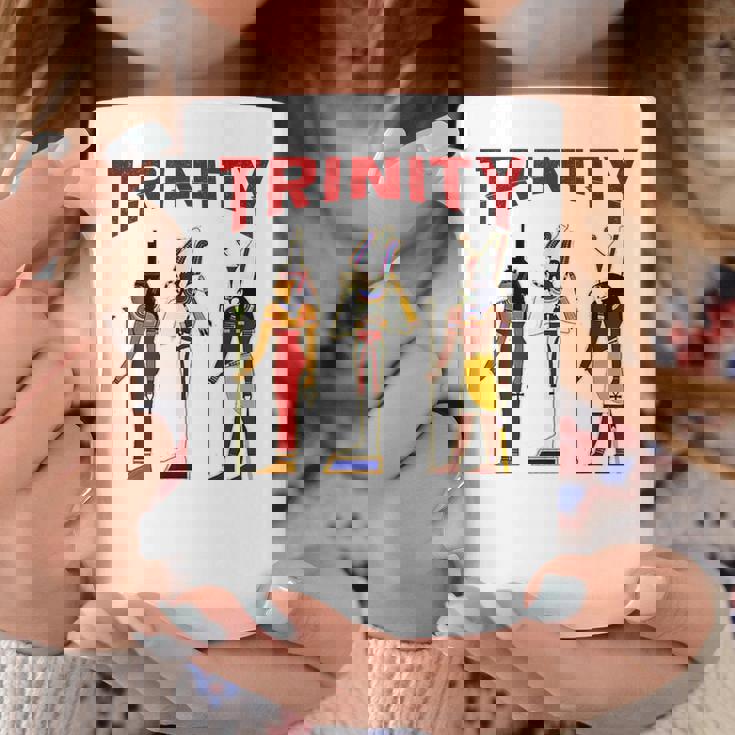 エジプト 神 エジプト トリニティ オシリス ホルス ケメティック コーヒーマグ 面白い贈り物