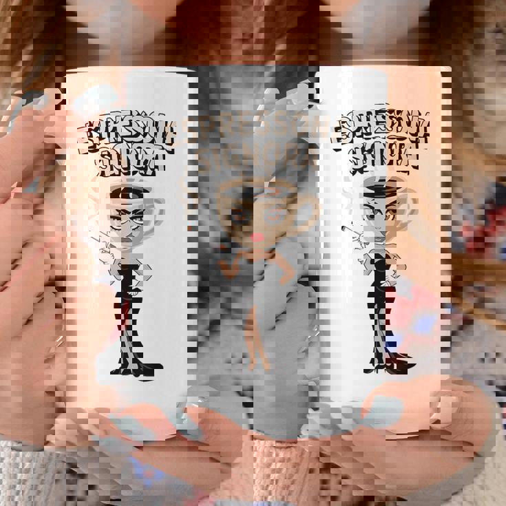 エスプレッソナ シニョーラ イタリアン Brainrot コーヒーミーム コーヒーマグ 面白い贈り物