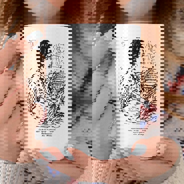 オスカー・ワイルド At Work By オーブリー・ビアズリー 1893 コーヒーマグ 面白い贈り物