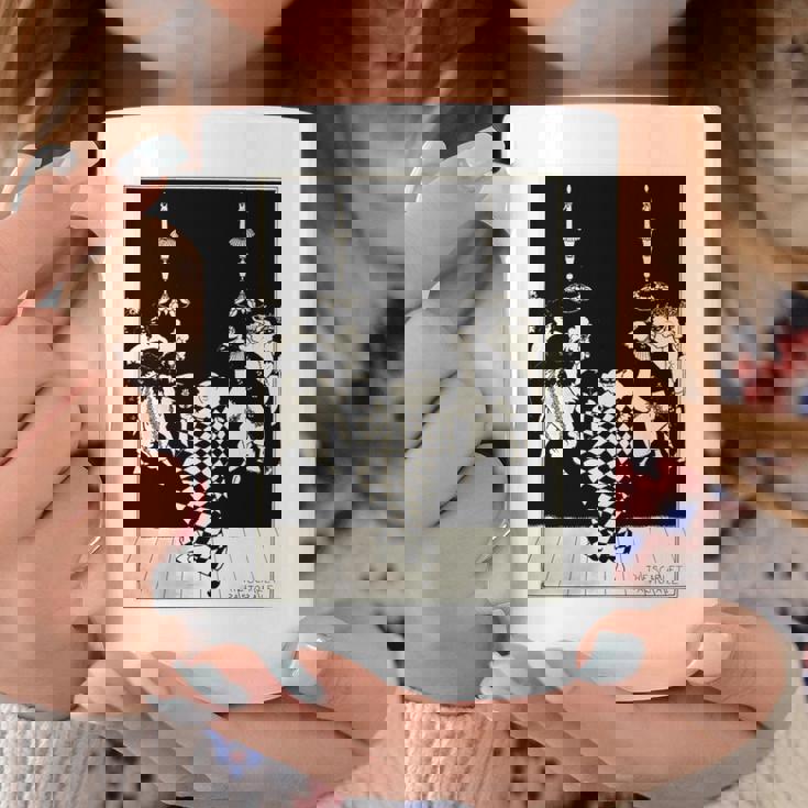 オーブリー・ビアズリー作「スカーレット・パストラール」1895 長袖tシャツ コーヒーマグ 面白い贈り物