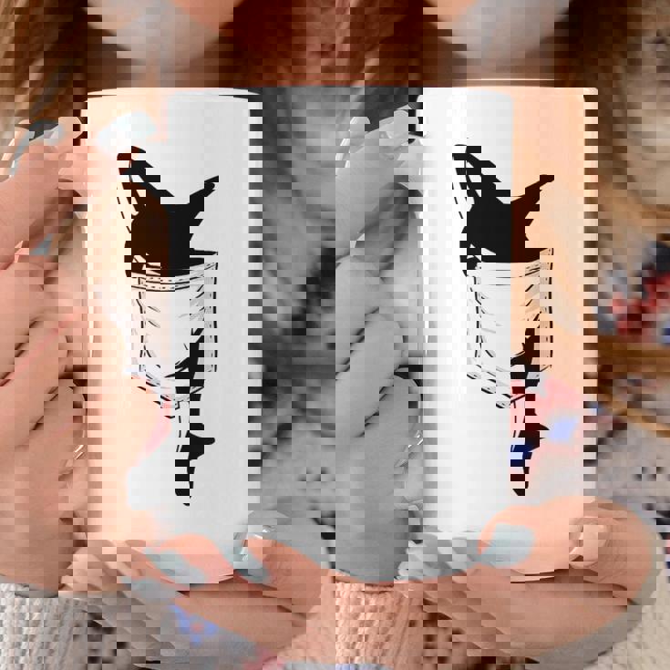 カジュアルなシャチ 面白いオルカをポケットに コーヒーマグ 面白い贈り物